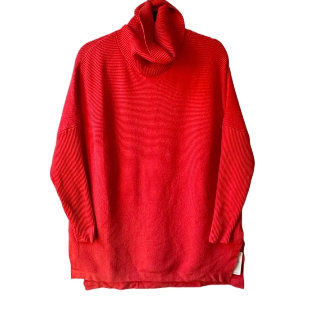 Drrita Oversized Red Sweater. Size large. Net. Festive Holiday Warm